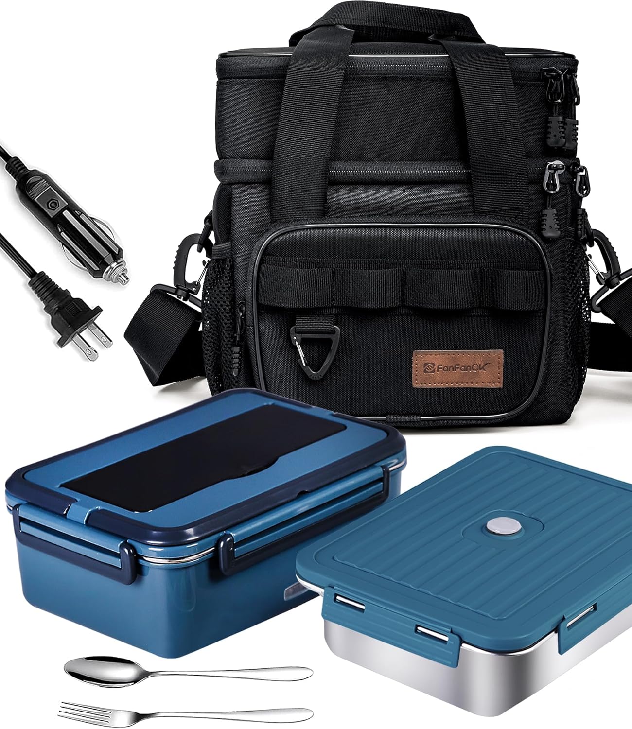 Electric Lunch Box Food Heater 80W Portable Warmer for Adults