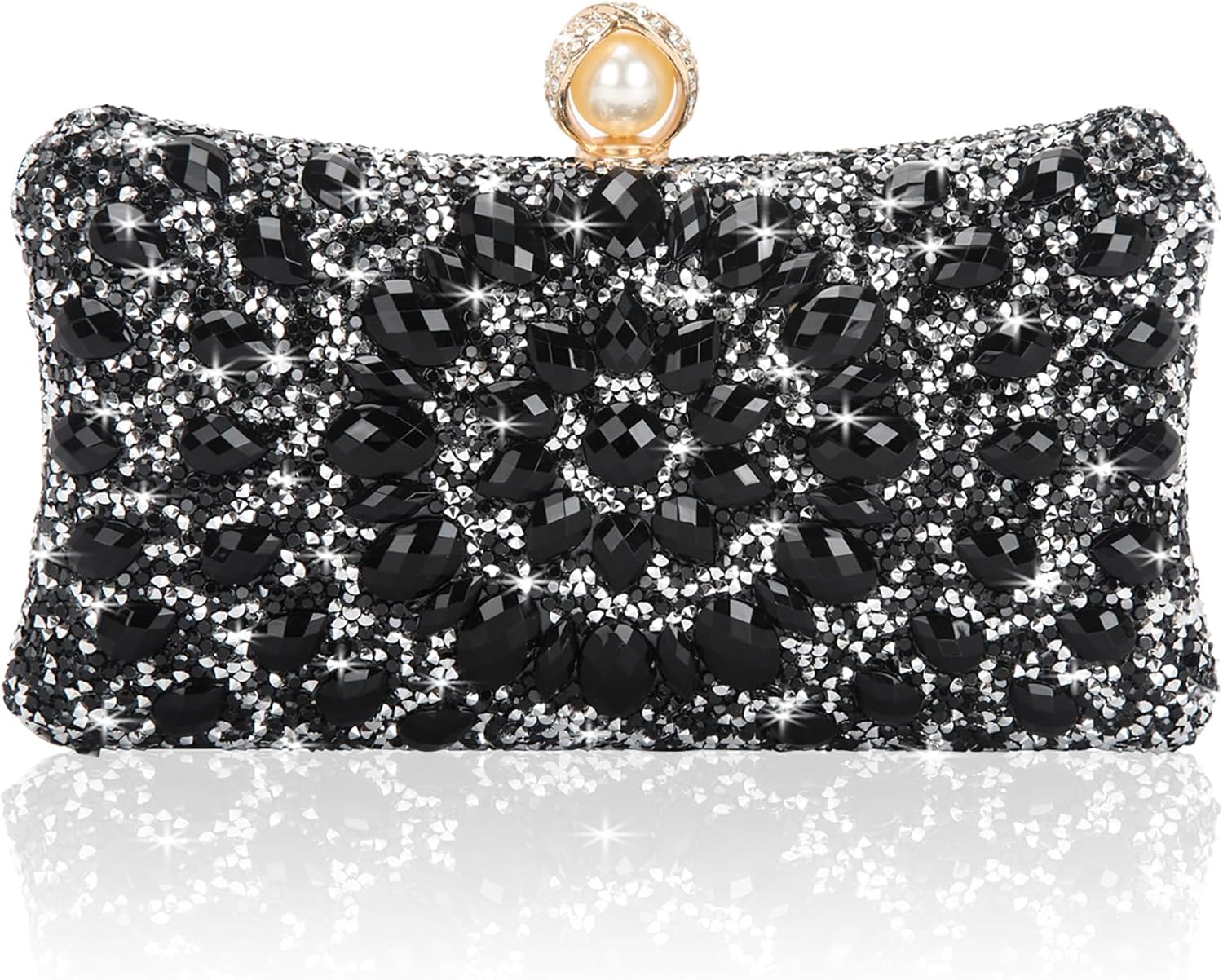Sparkly Rhinestone Clutch Purses for Women's Evening Bags