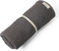 Organic Cotton Khadi Yoga Mat Natural Non Slip 8mm Thick - Portable