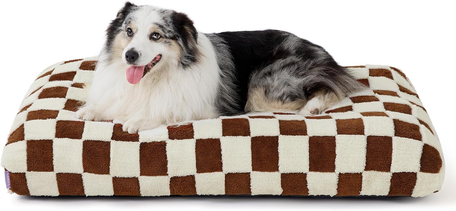 Lesure XLarge Dog Bed with Thick Foam for Ultimate Comfort