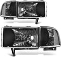 AUTOSAVER88 Headlights Assembly Compatible with 1994-2001 Dodge Ram