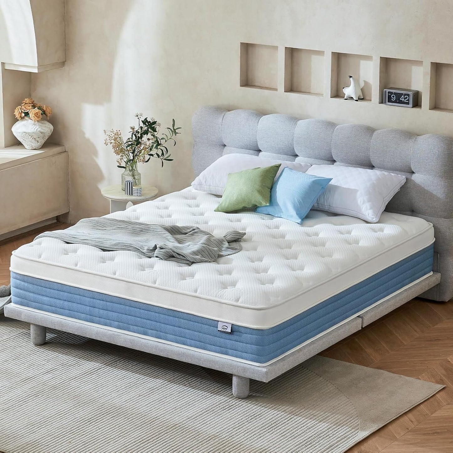 Starage Twin Mattress - 10 inch Hybrid Memory Foam Comfort