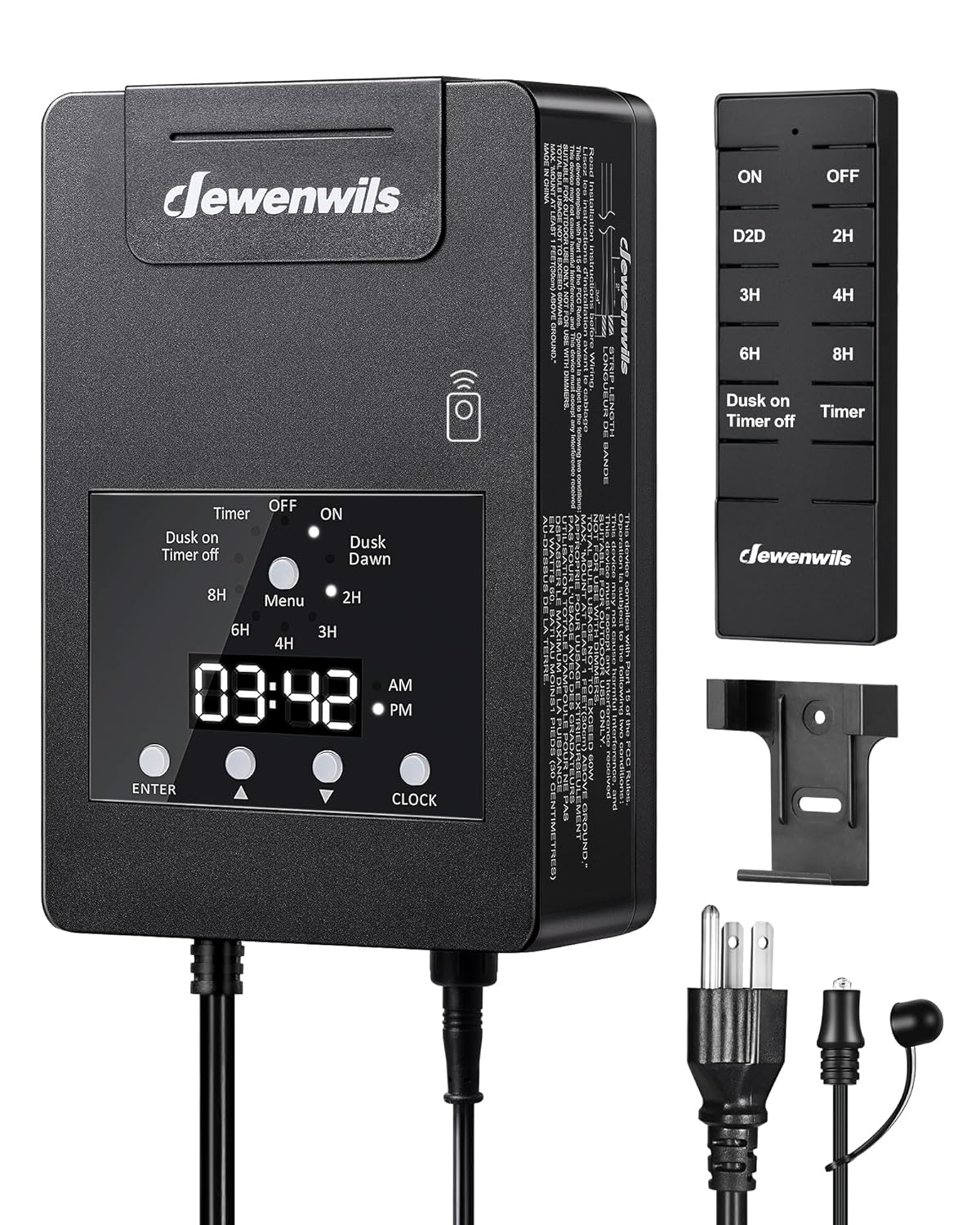 DEWENWILS 120W Low Voltage Landscape Transformer with Remote Control