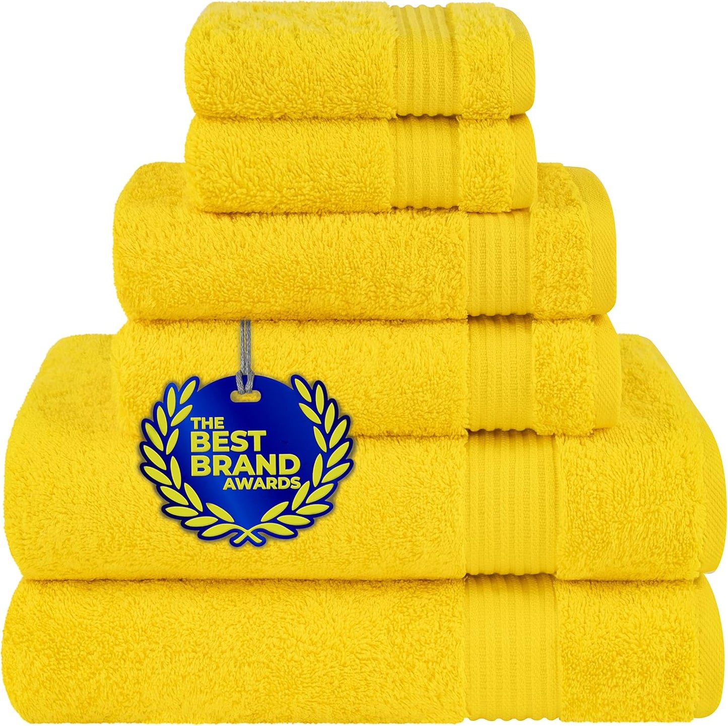 Luxurious 6 Piece Cotton Towel Set for Ultimate Comfort