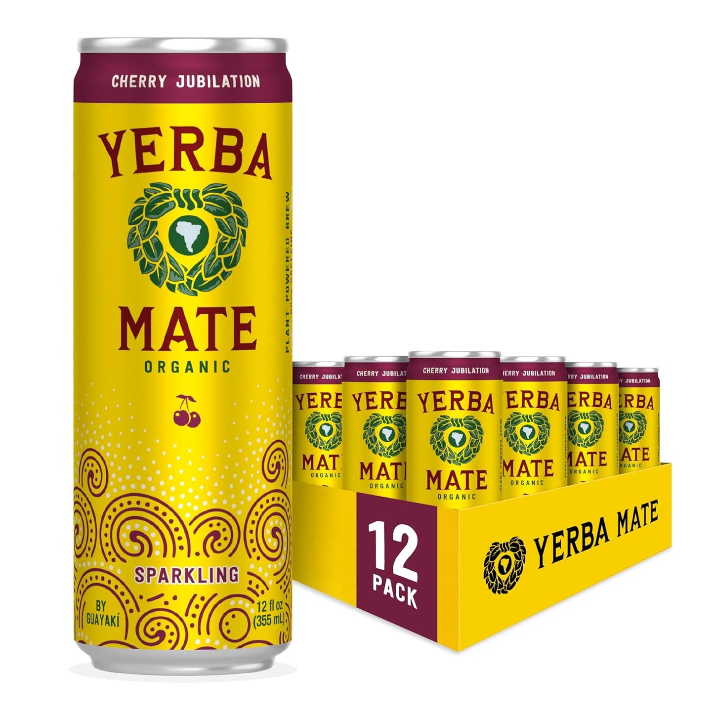 Yerba Madre Organic Sparkling Yerba Mate Cherry Jubilation