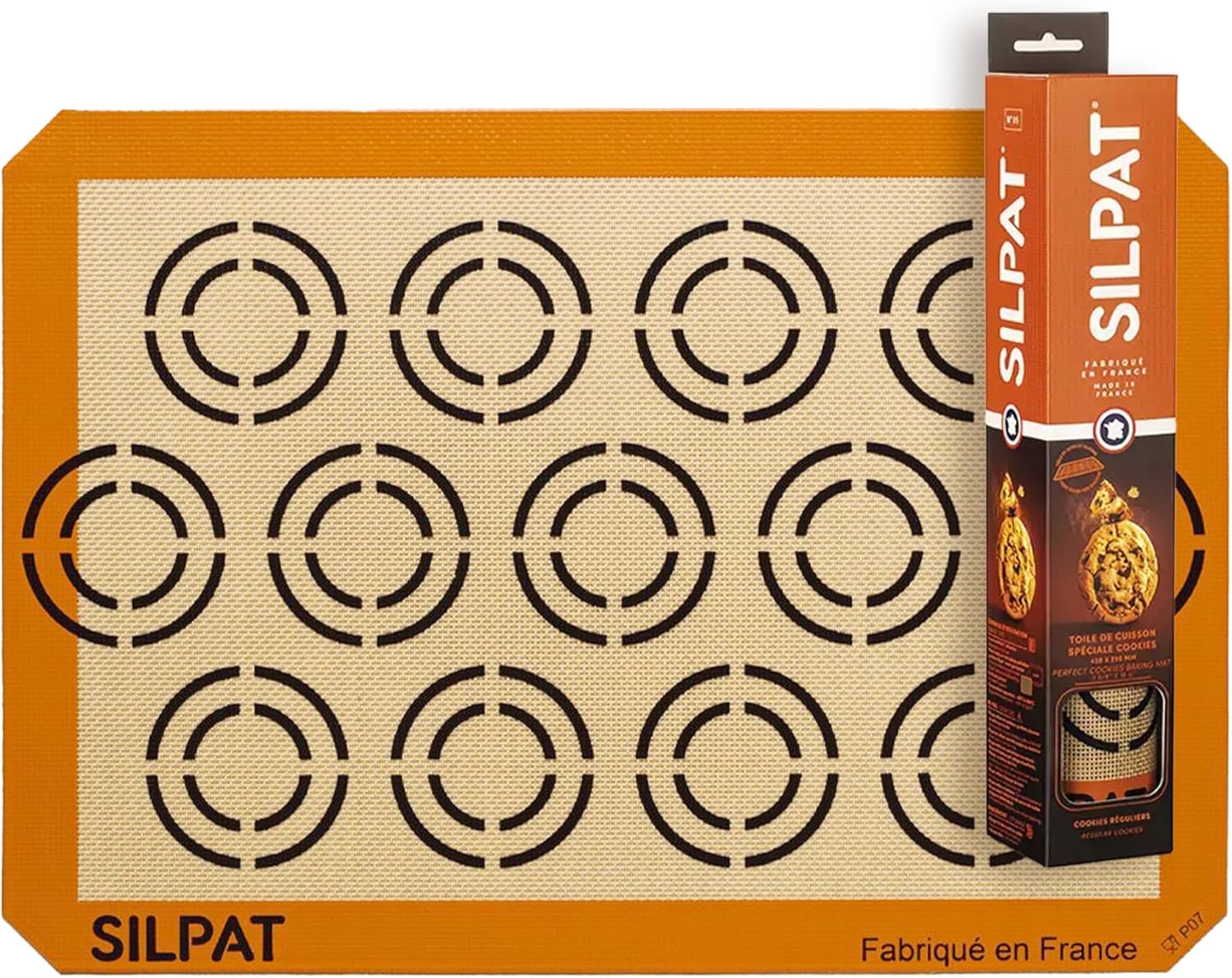 Silpat Non-Stick Silicone Baking Mat for Perfect Cookies