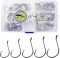 Fishing Hooks Circle Hooks 150PCS - 2X Strong High Carbon Steel