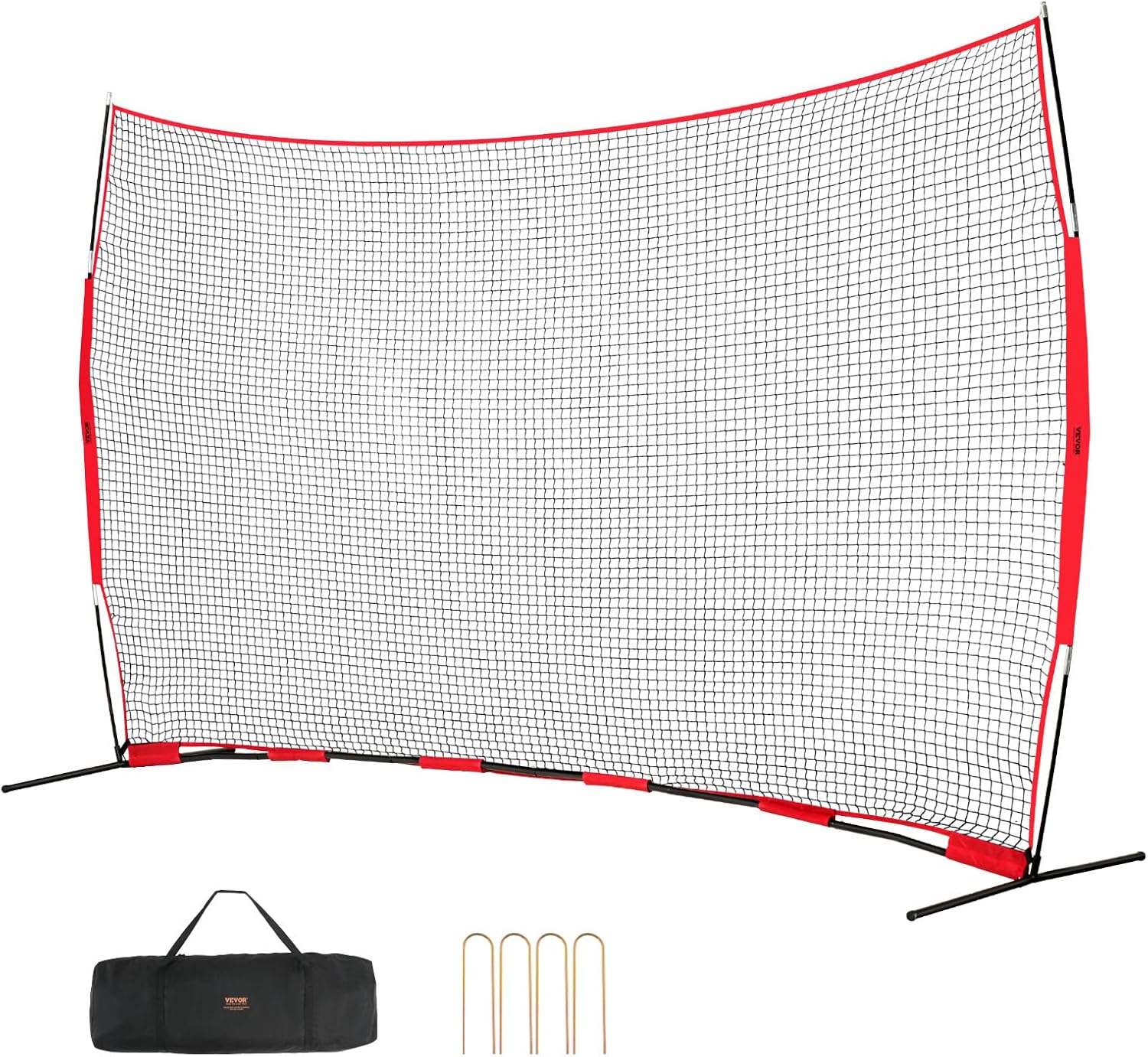 VEVOR 16x10ft Barricade Backstop Net for Multi-Sport Training