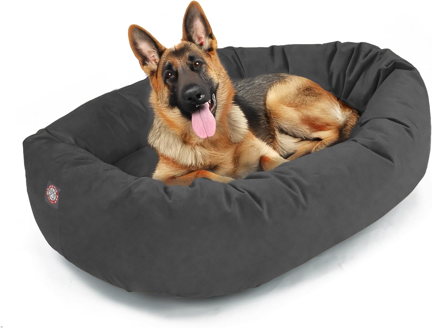 Majestic Pet 52 Inch Suede Calming Dog Bed for Ultimate Comfort