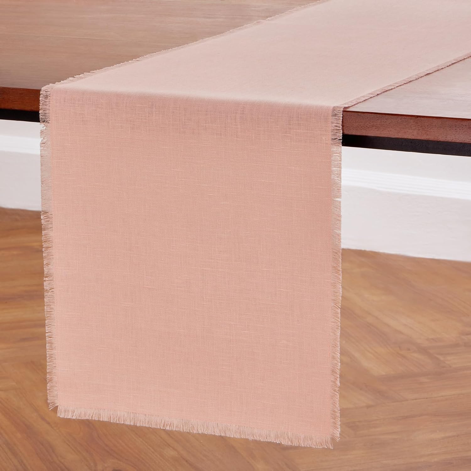 Misty Pink Table Runner 14 x 48 Inches for Stylish Decor