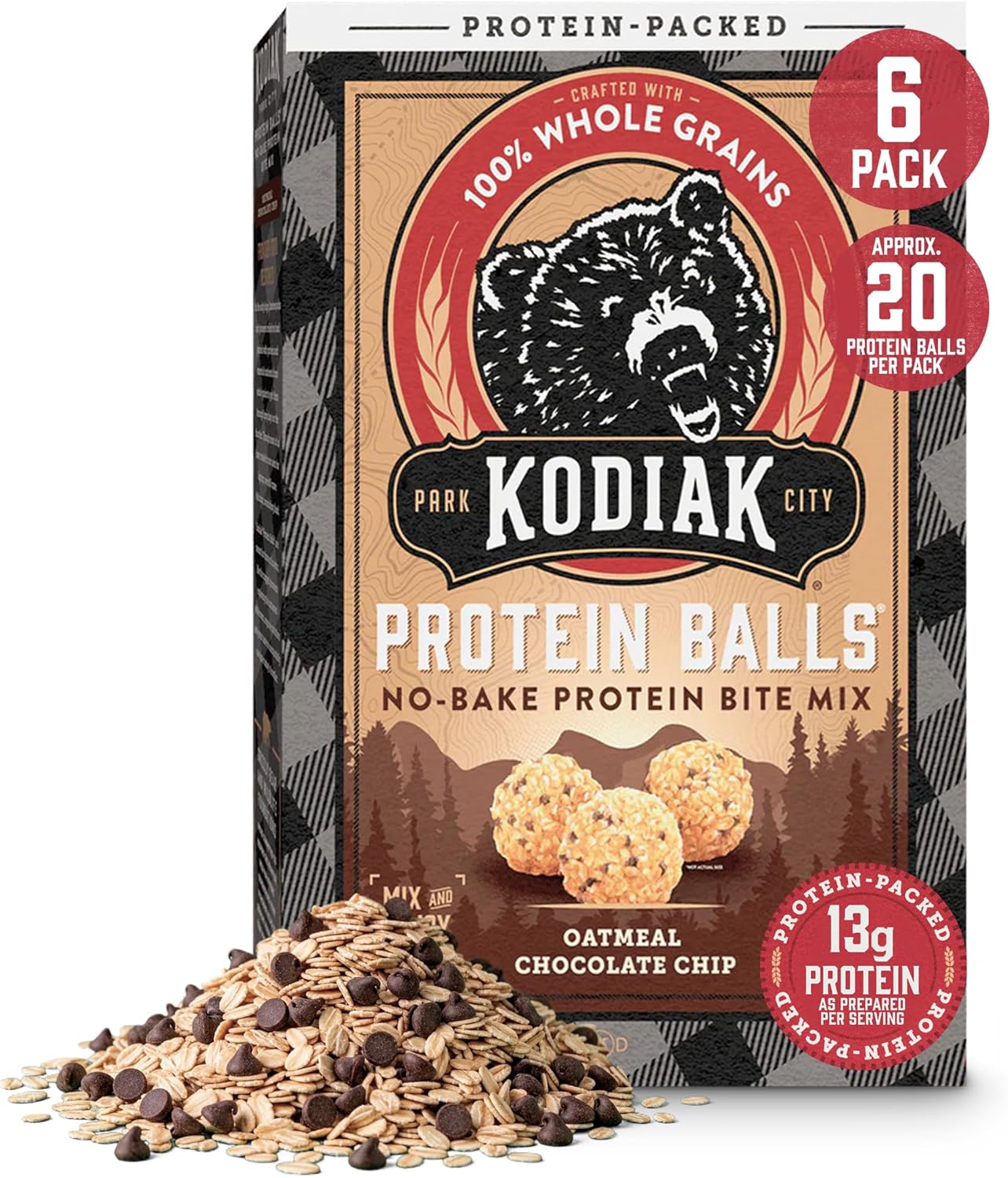 Kodiak Cakes Oatmeal Protein Ball Mix for Healthy Snacking