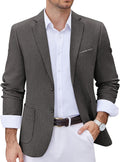 Casual Blazer Two Button Sport Coat - Lightweight Printed Lining