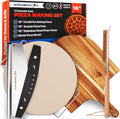 KitchenStar 16-inch Pizza Making Set - 4 Essential Tools for Crispy