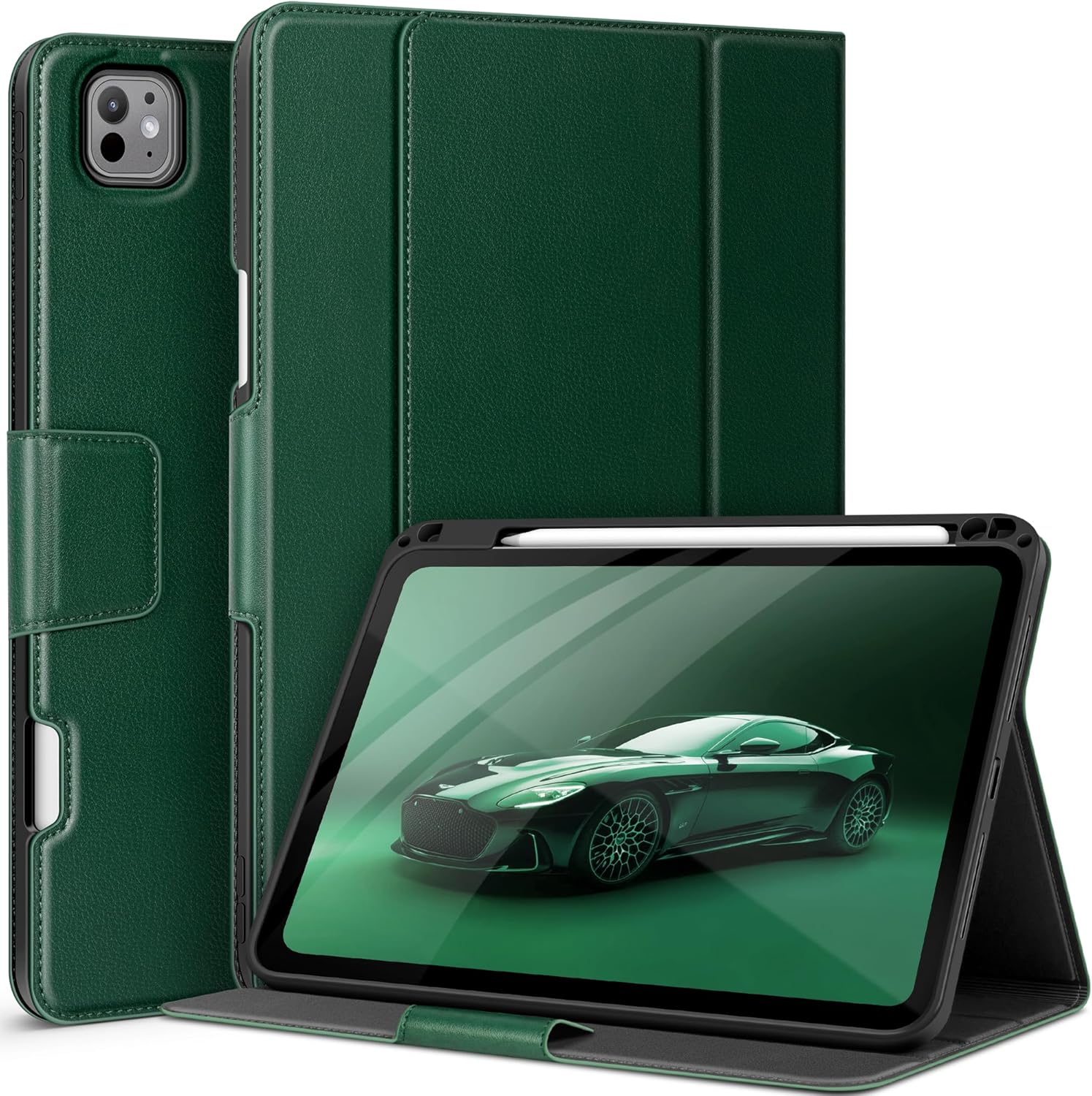 iPad Pro 11 Inch Case with Pencil Holder and Multiple Angles