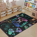 Play Gaming Rug for Bedroom Gamer Mat Gamepad 59x39 - Soft Washable