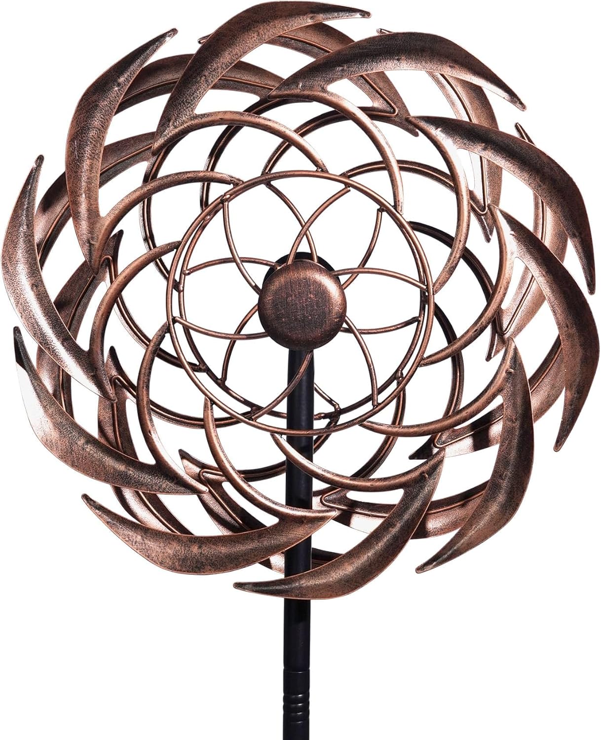 Copper Garden Wind Spinners Outdoor for Elegant Yard Decor