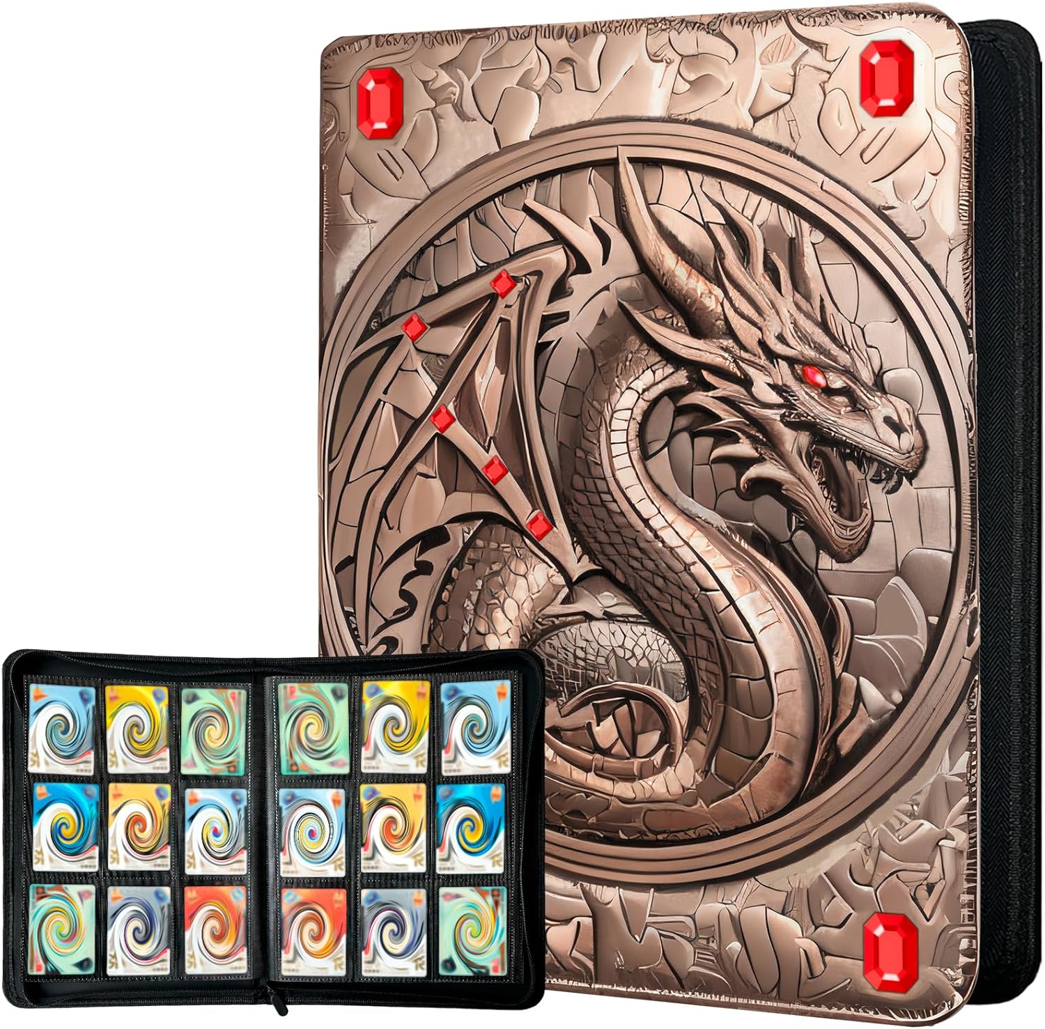 Trading Card Binder 9 Pocket for 360 Cards with Unique Design
