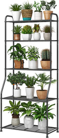 Plant Stand 5-Tier Plant Shelf for Indoor Outdoor - Space Saving Tall
