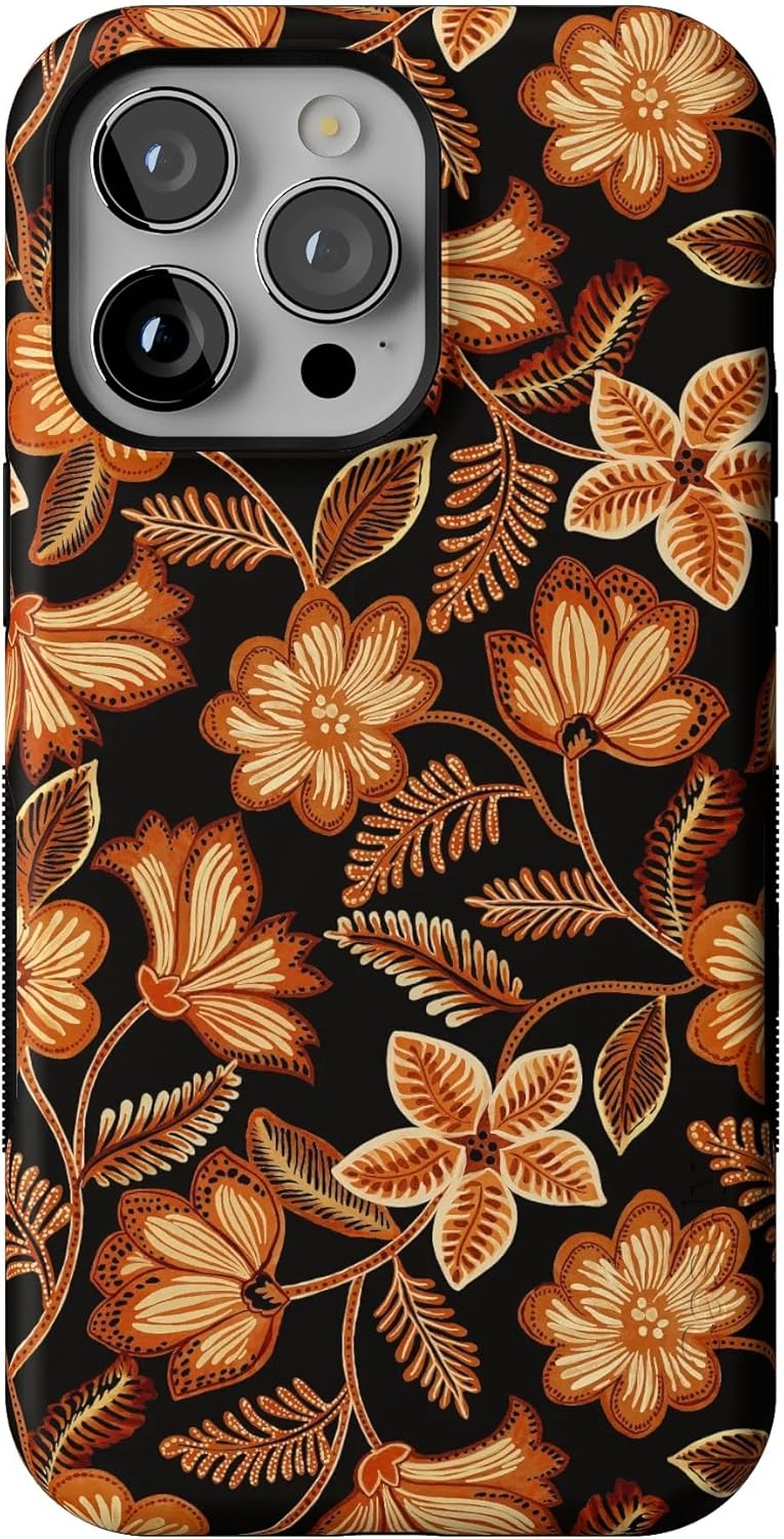 Casely iPhone 14 Pro Max Case with Maple Flowers Design