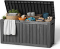 EasyUp 85 Gallon Outdoor Storage Box - Durable Waterproof Deck Box