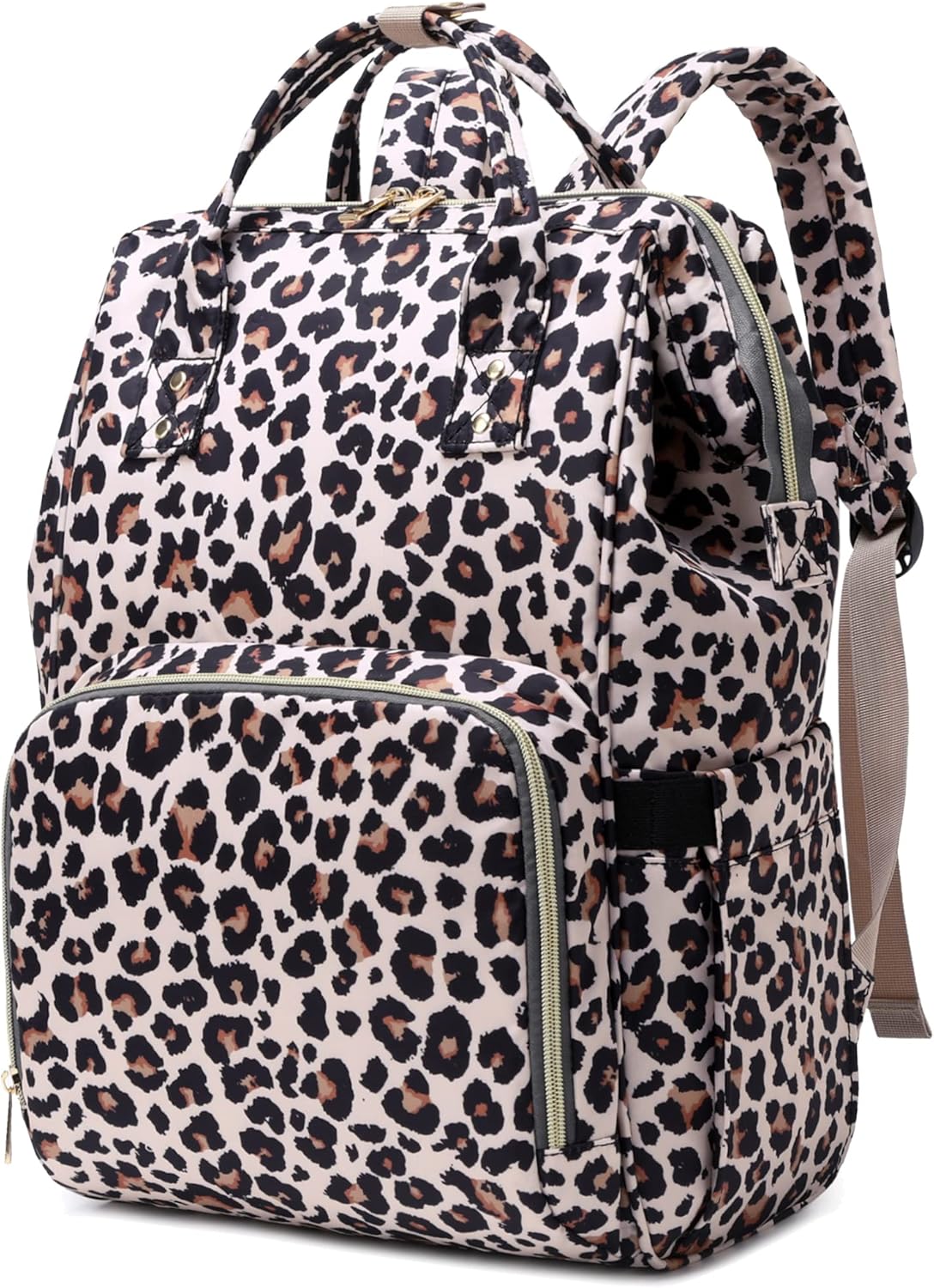 Leopard Women Laptop Backpack for College and Business Travel