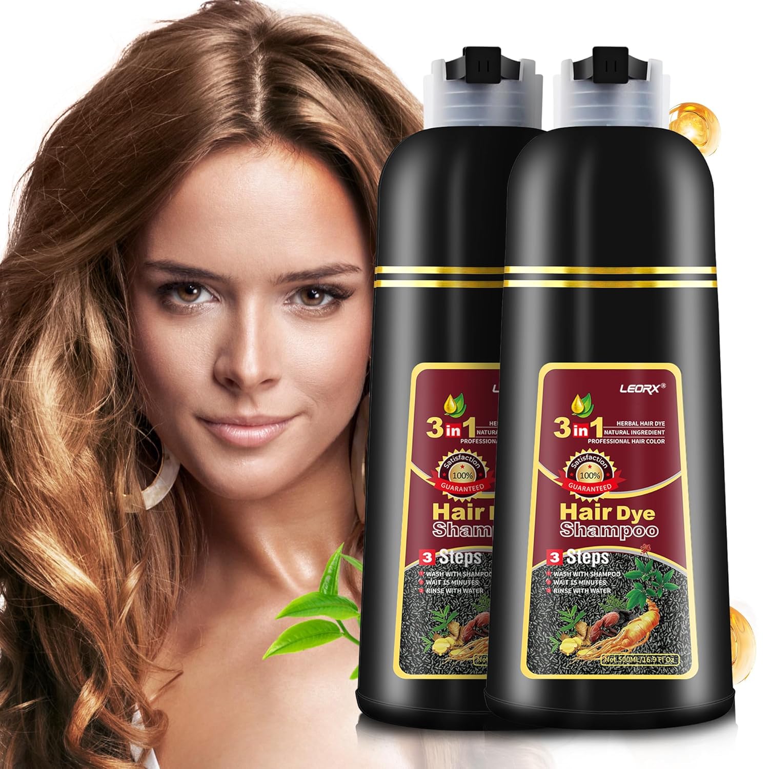 Revolutionary 3 In 1 Hair Dye Shampoo for Vibrant Color