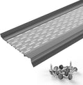 Micromesh 5 in Gutter Guards 50 ft Sample Dark Gray - Stainless Steel