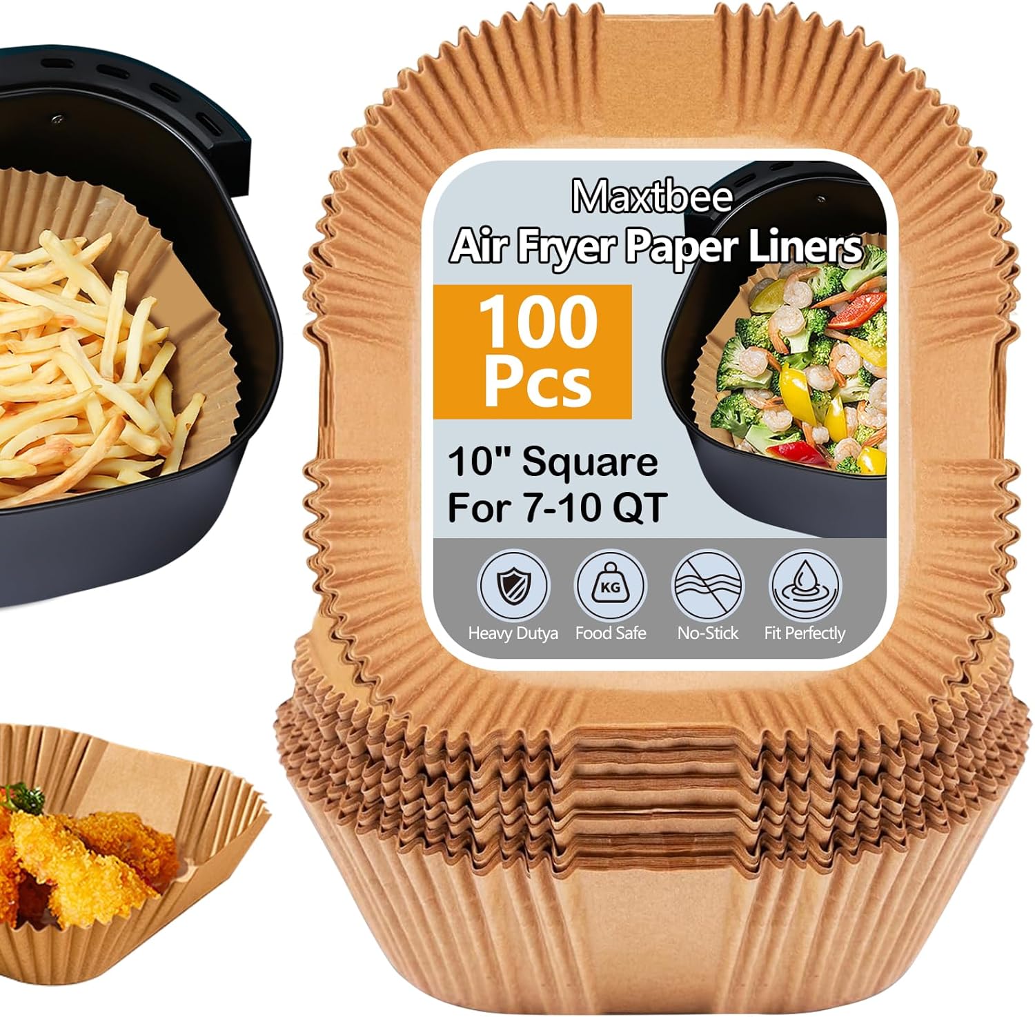 Non-Stick Air Fryer Liners: Oil-Proof & High-Temp Resistant