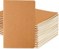 College Ruled A5 Notebook 24 Pack - Kraft Softcover Journal Set