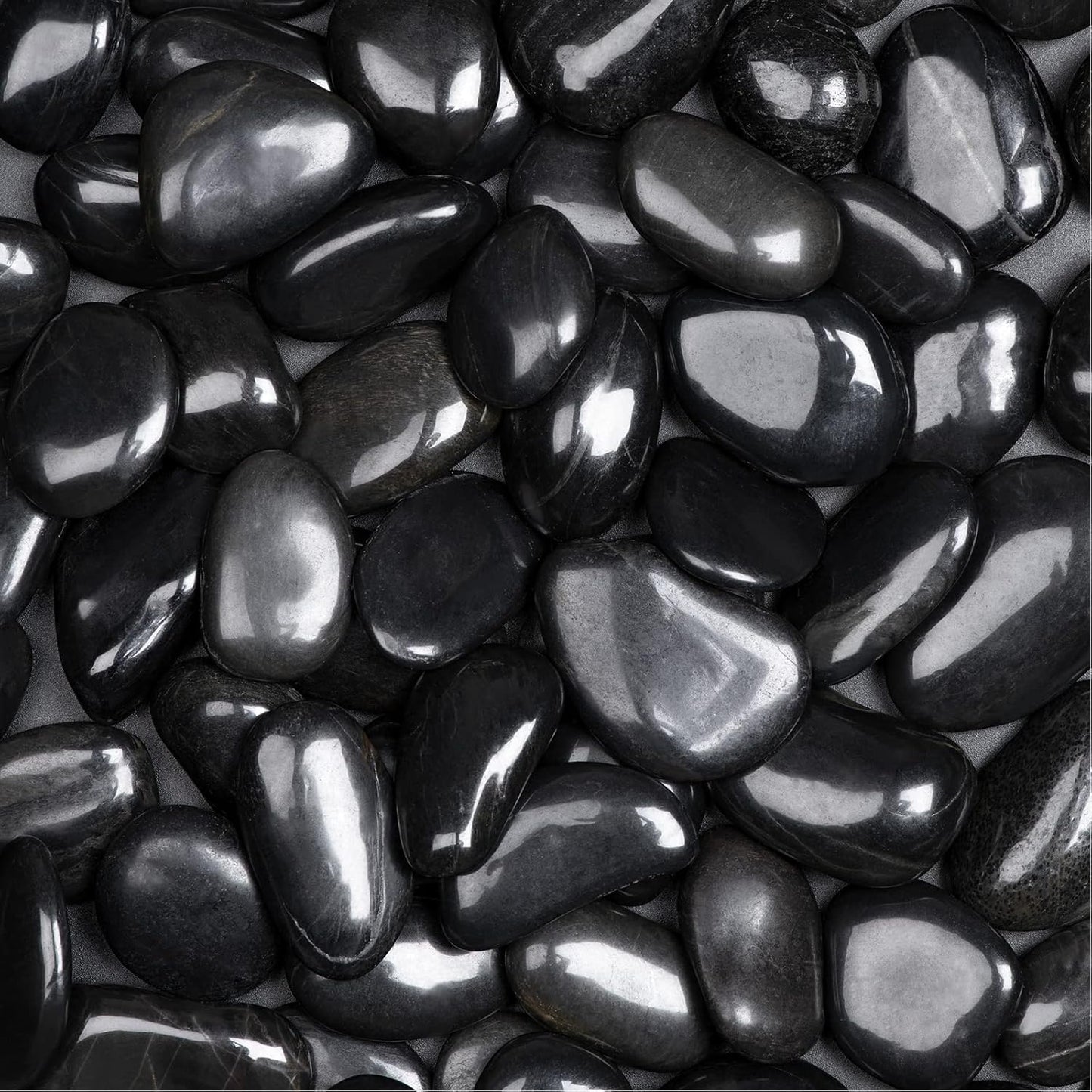 20lbs Natural River Rocks by Ausluru for Garden Decor