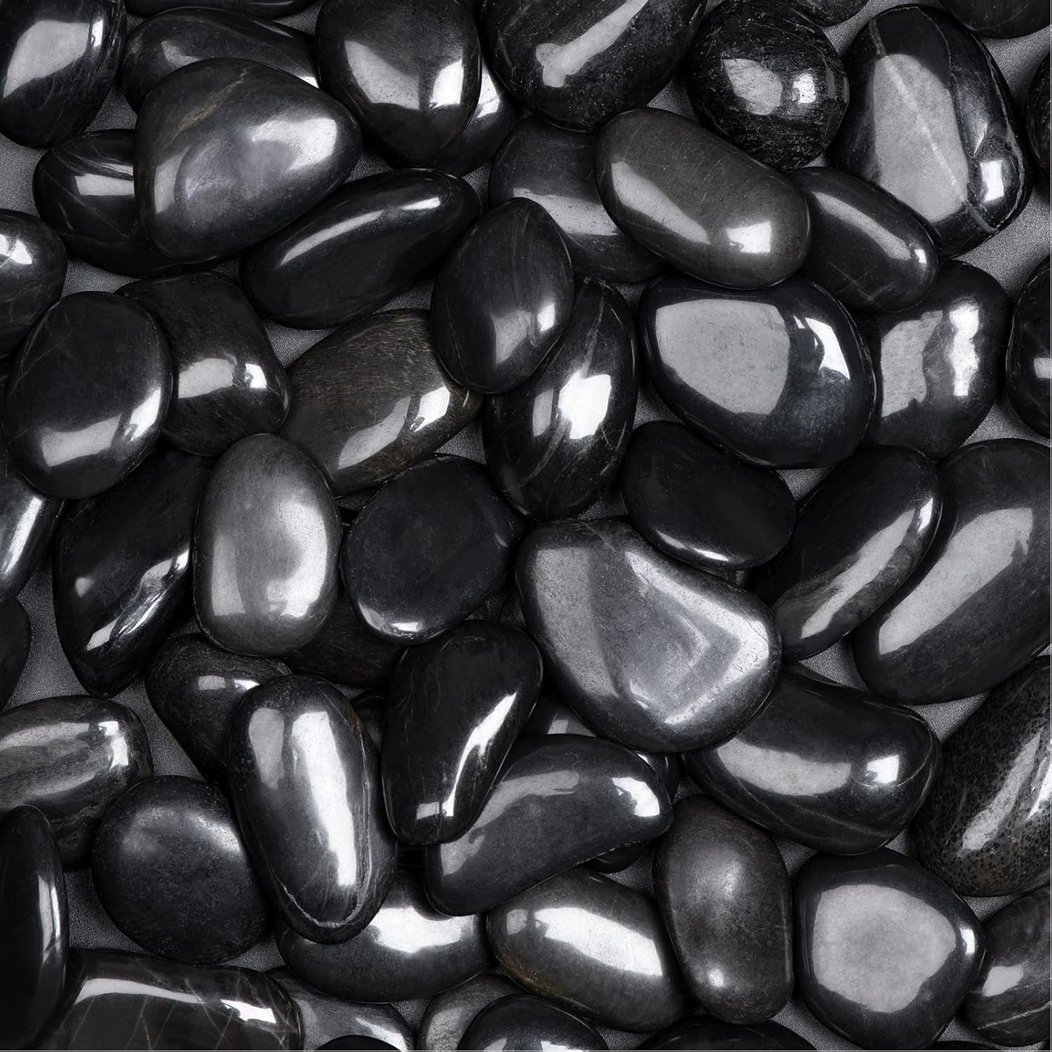 20lbs Natural River Rocks by Ausluru for Garden Decor