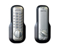 Single Cylinder Keyless Electronic Deadbolt Satin Nickel Brass