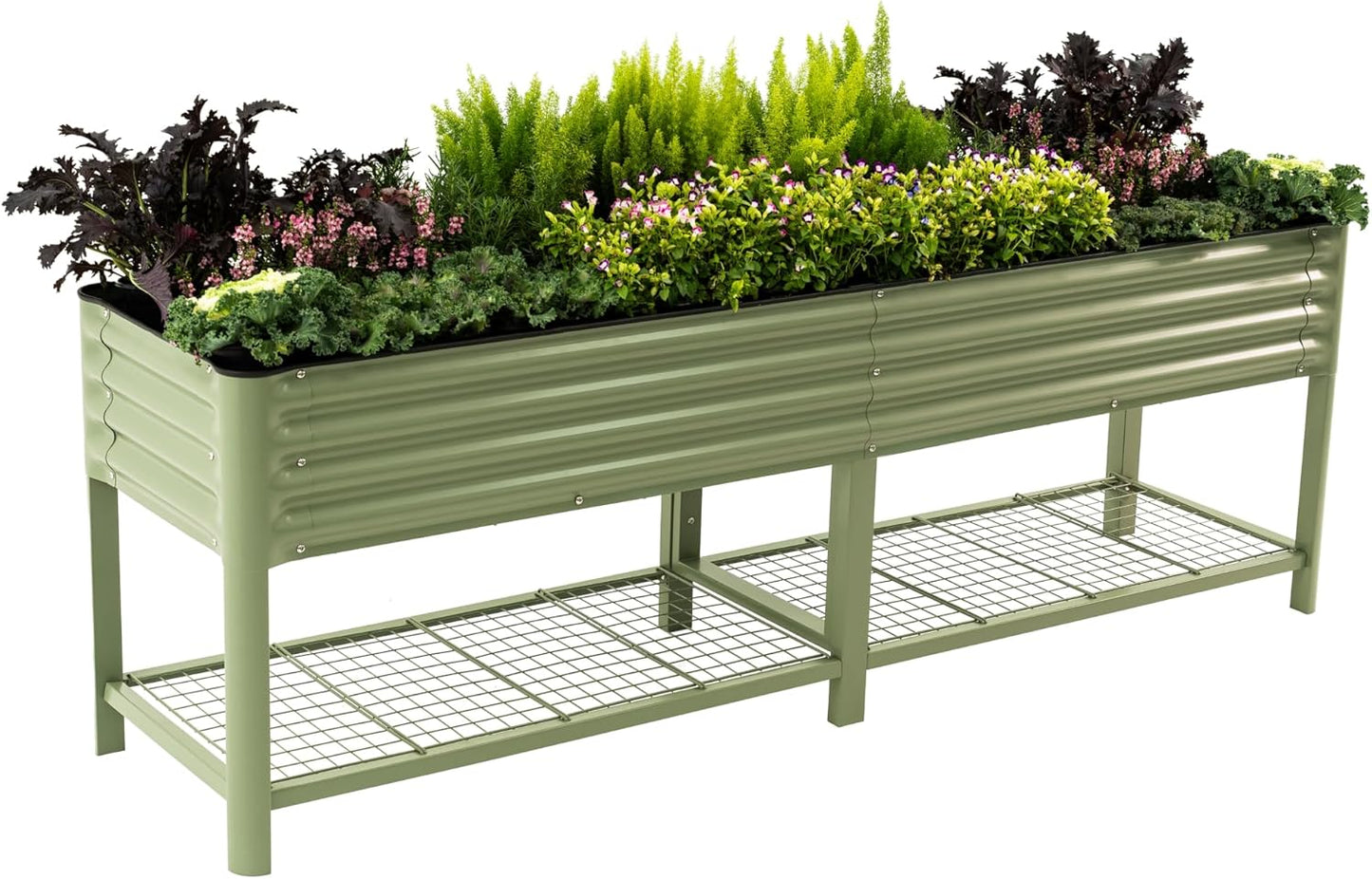 Elevated Raised Garden Bed V Series for Herbs and Vegetables