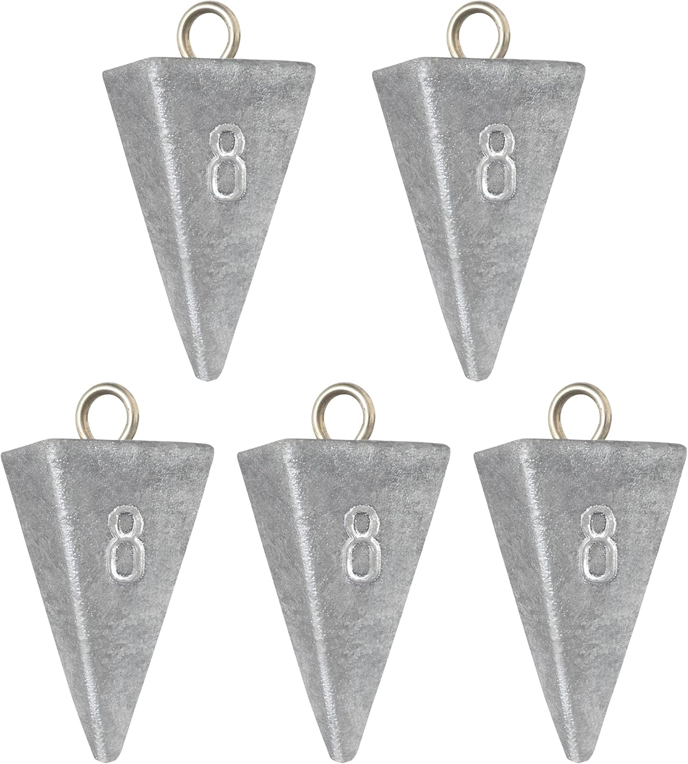 BLUEWING Pyramid Sinkers - Heavy-duty Saltwater Fishing Weights