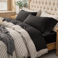 PURE ERA Jersey Knit 4pc Bed Sheet Set Queen - Super Soft T-Shirt