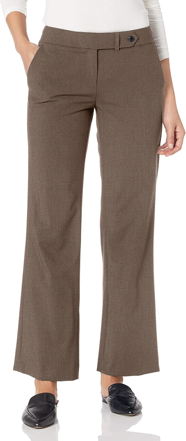 Calvin Klein Straight-Leg Classic Business Casual Pants for Women
