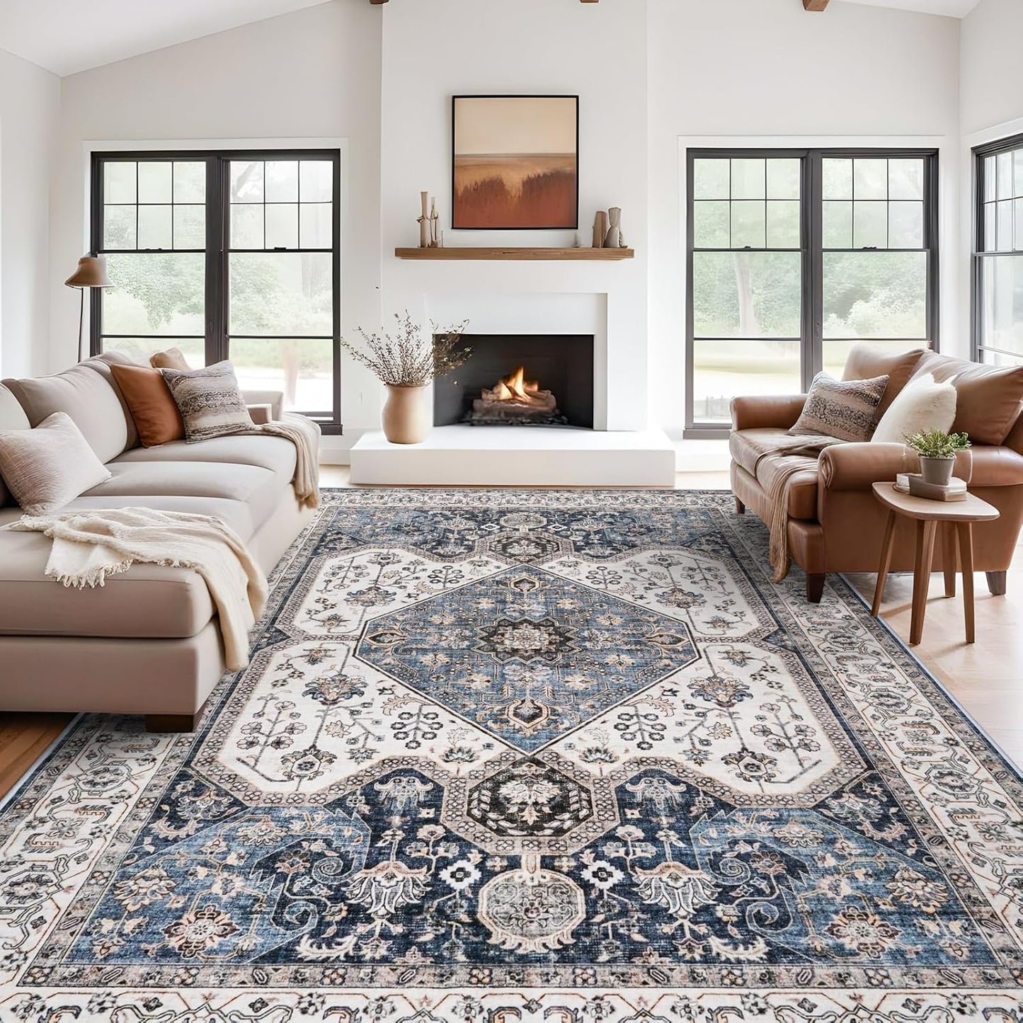 RUUGME Large 10x14 Area Rugs for Living Room and Bedroom