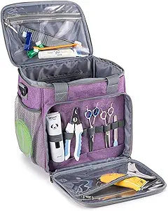 Pet Grooming Tote Bag for Organized Dog Grooming Supplies