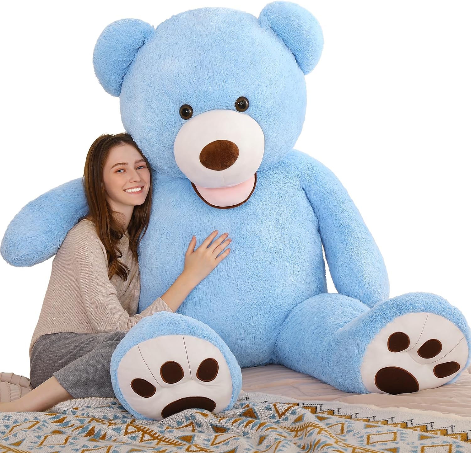 Giant Teddy Bear Plush 5ft for Boyfriend, Perfect Gift Idea