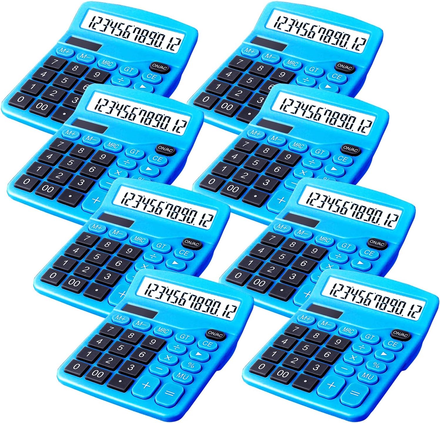 Efficient 12-Digit Solar Calculator for Office & Home