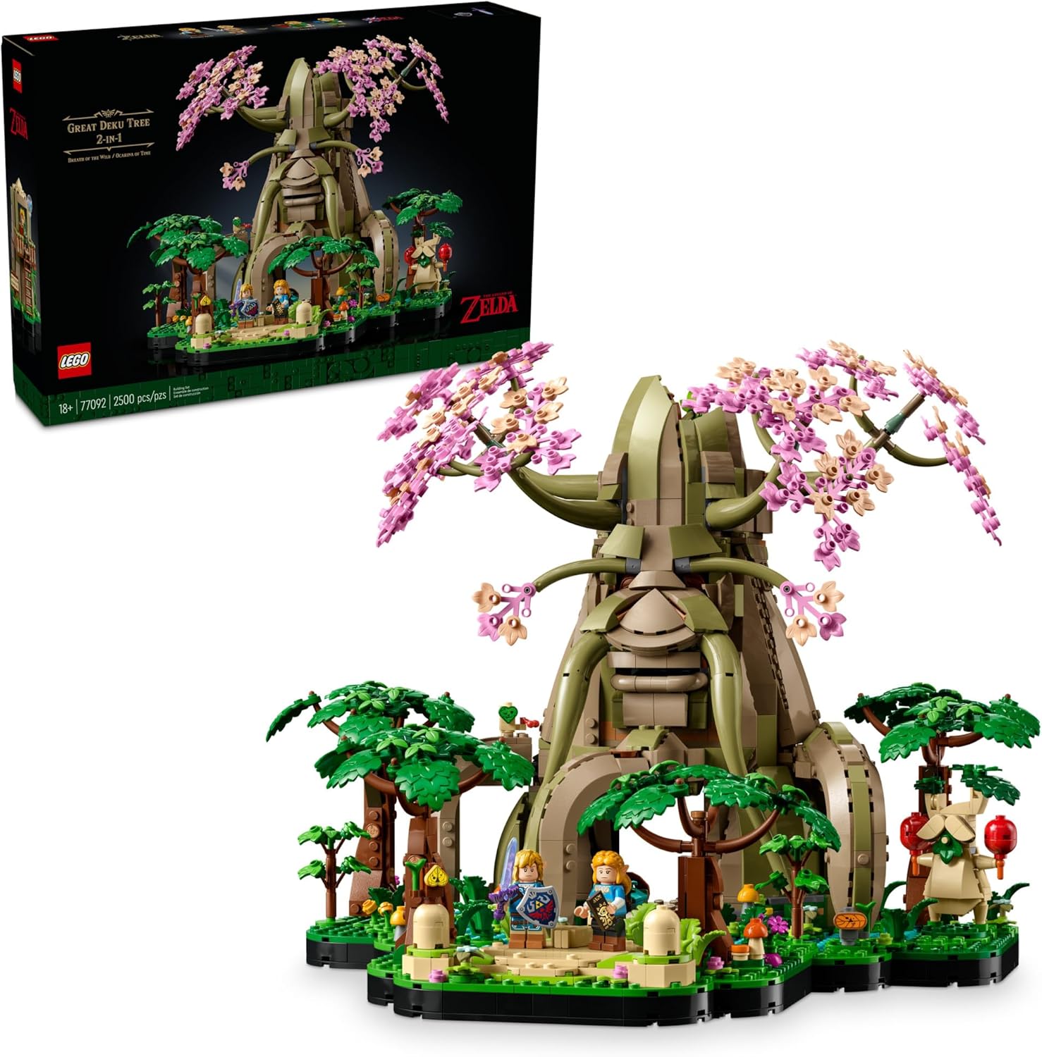 Legend of Zelda Great Deku Tree LEGO Set - Collectible 2in1 Model for Adults 18+