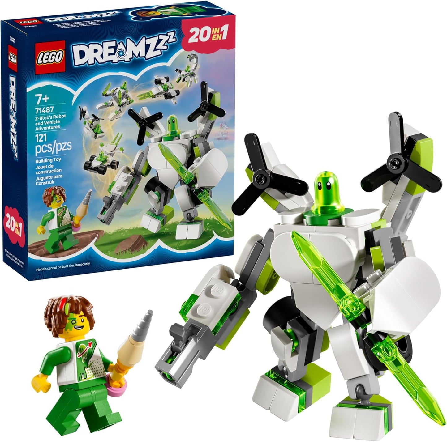 Transforming Mech Suit LEGO Kit - 19 Rebuild Options for Endless Fun!