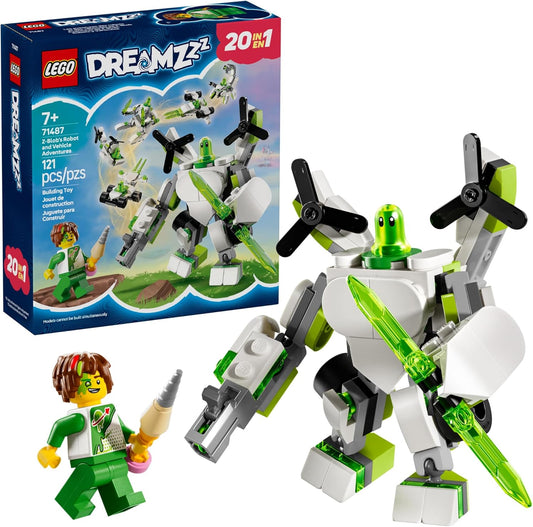 Transforming Mech Suit LEGO Kit - 19 Rebuild Options for Endless Fun!