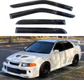 KPY Window Visor Compatible with Mitsubishi Lancer 1997-2002 - 4PC