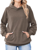 Zeagoo Womens Fleece Hoodie Pullover - Soft Midweight Casual Warmth