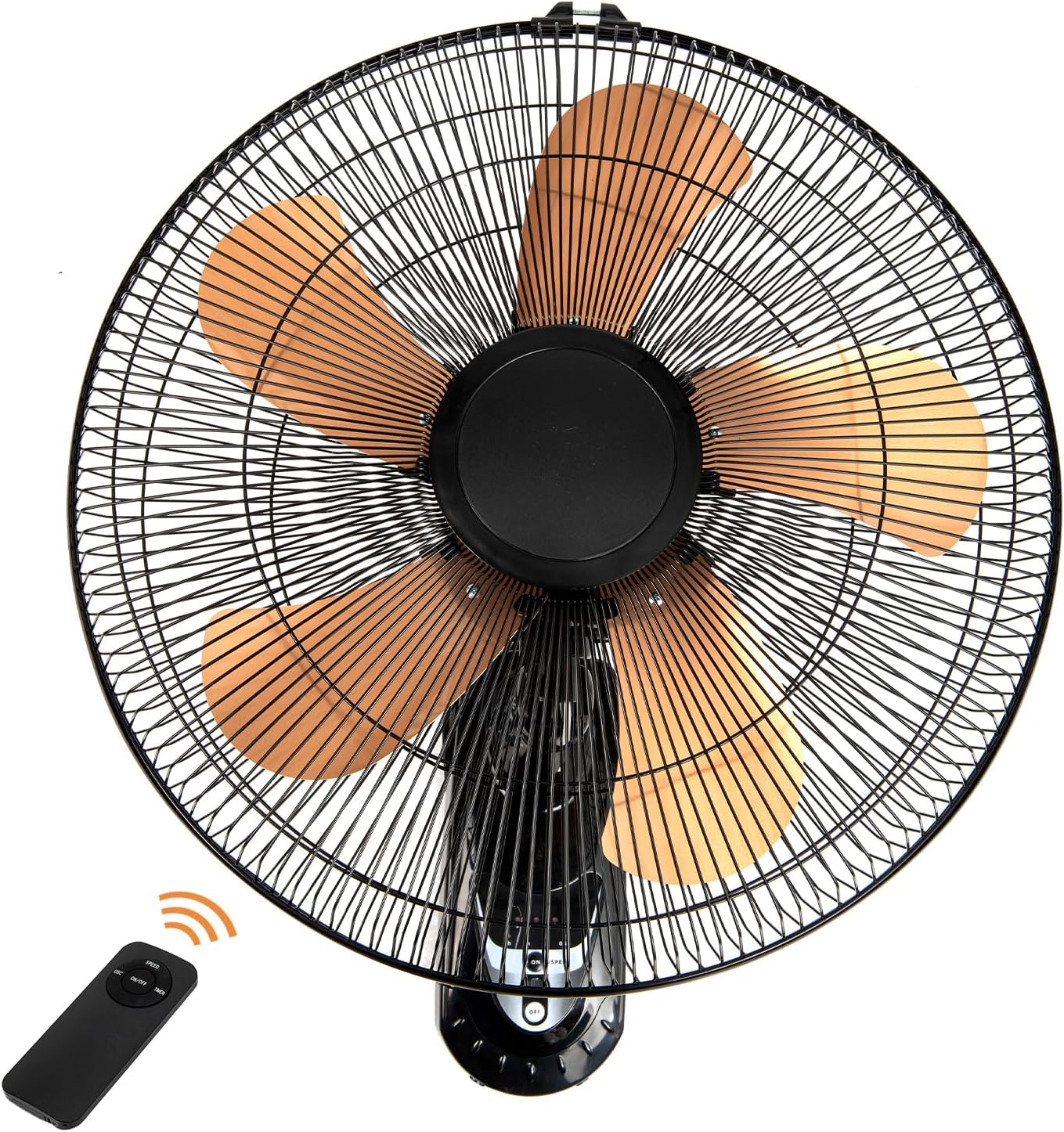 18 Inch Wall Mount Fan with Remote for Quiet Cooling Needs