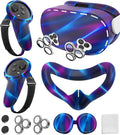 Silicone Cover Set Compatible with Meta Quest 3S - Full Protection