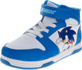 Sonic High Top Sneakers for Boys - Lightweight Breathable Fit