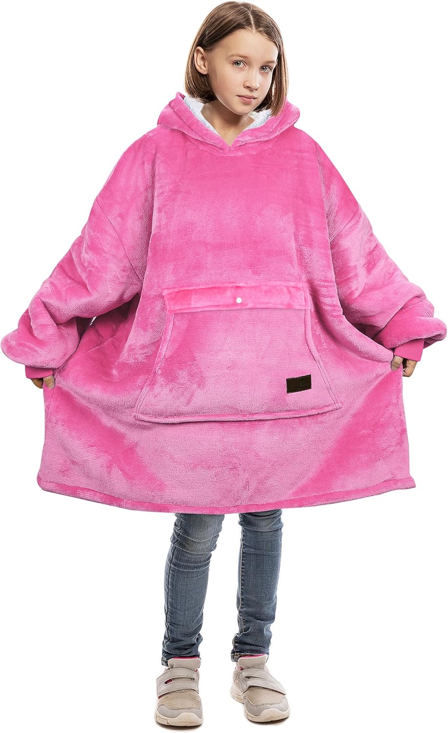 Catalonia Kids Oversized Sherpa Hoodie