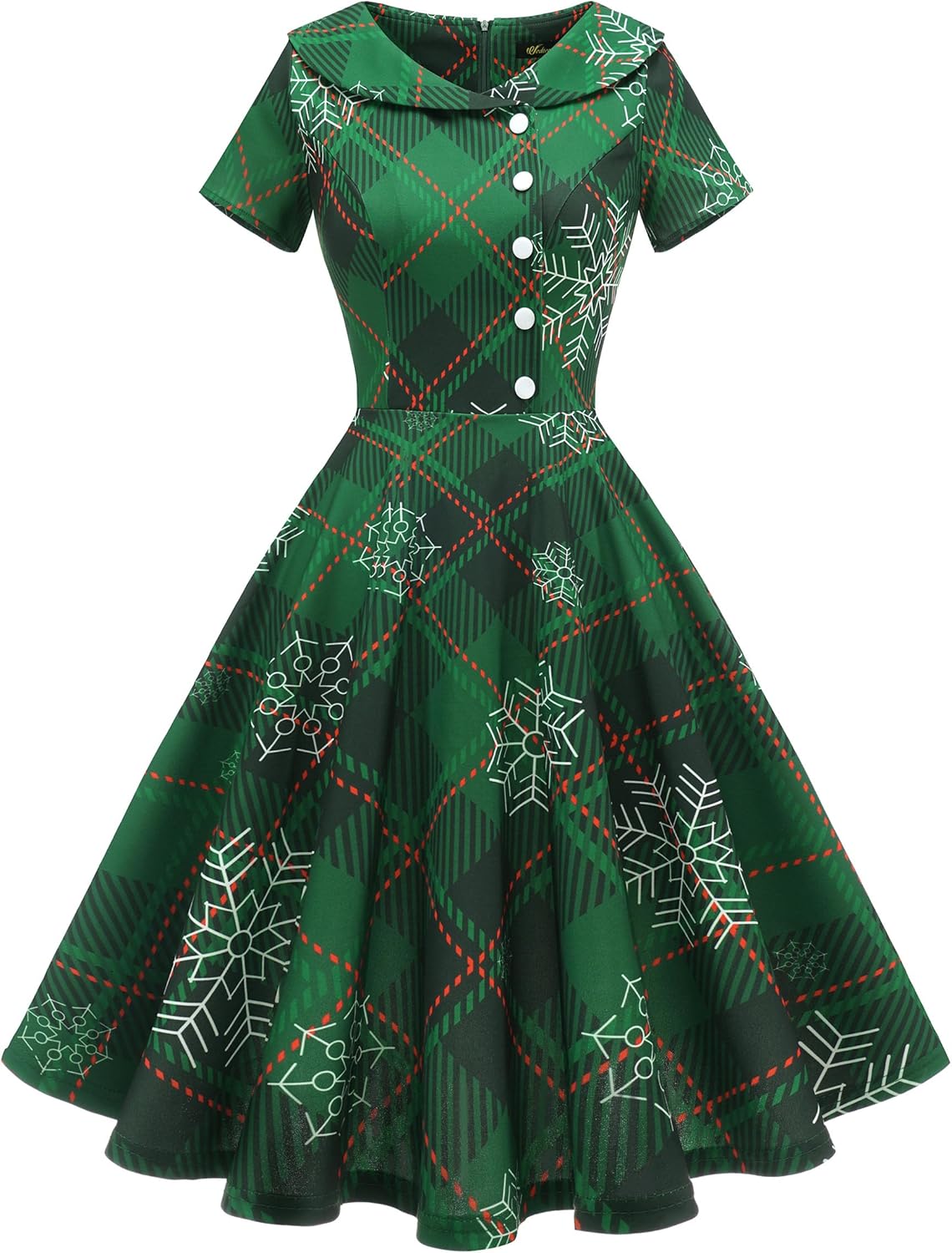 Vintage 1950s Audrey Hepburn Style Cocktail Swing Dress